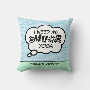 Almofada Preciso Do Meu Travesseiro decorativo De Yoga