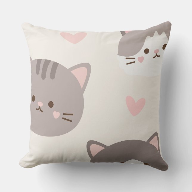 Almofada preety kitty pillow case (Frente)