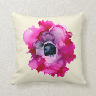Almofada Pregado rosado ORIGINAL, pintado com natas florais