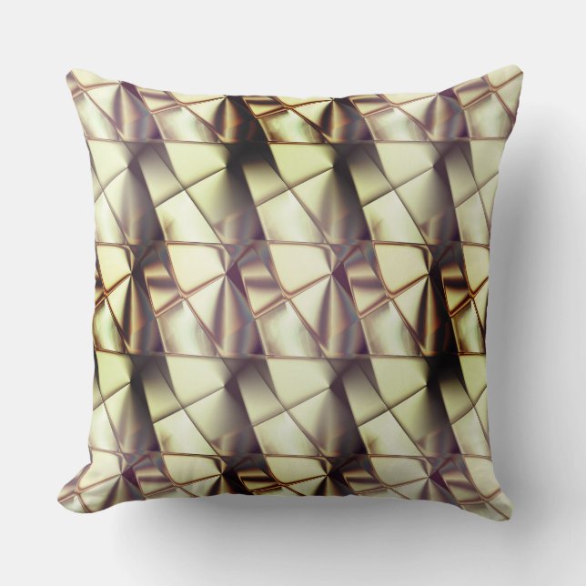 Almofada Prepare-se com grandes faixas virtuais mal trançad (Frente)