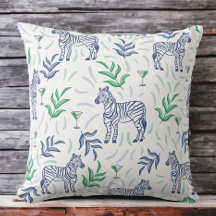 Preppy Clássico Zebras e Martinis Branco 