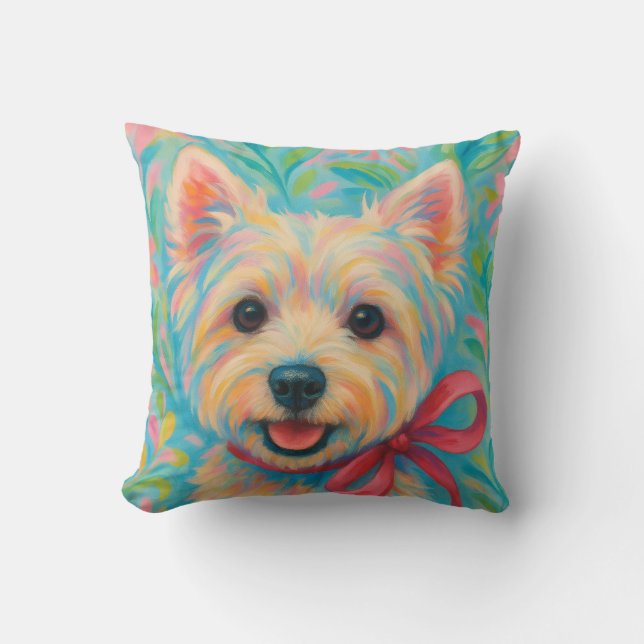 Almofada Preppy Westie (Frente)