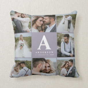 Almofada Presente da família de casamento de multifomonogr