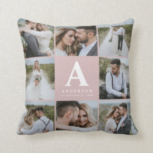 Almofada Presente da família de casamento de multifomonogr