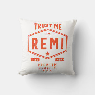 Almofada Presente de Aniversário do Nome Personalizado Rem