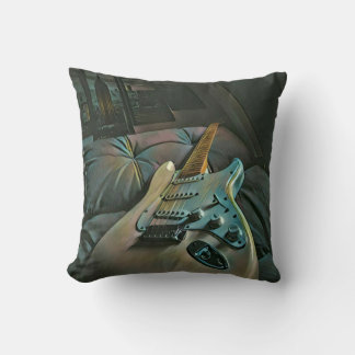 Almofada Presente de aniversário guitarrista da Vintage