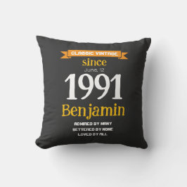 Almofada Presente de Aniversário Personalizado