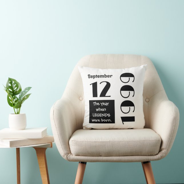 Almofada Presente de Aniversário Personalizado  (Cadeira)