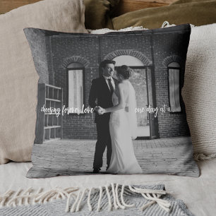 Almofada Presente de Casados Foto de Amor Eterno Elegante