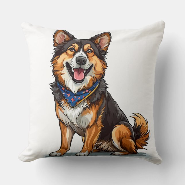 Almofada Presente de Decoração para Casa de Amante de Anima (Frente)