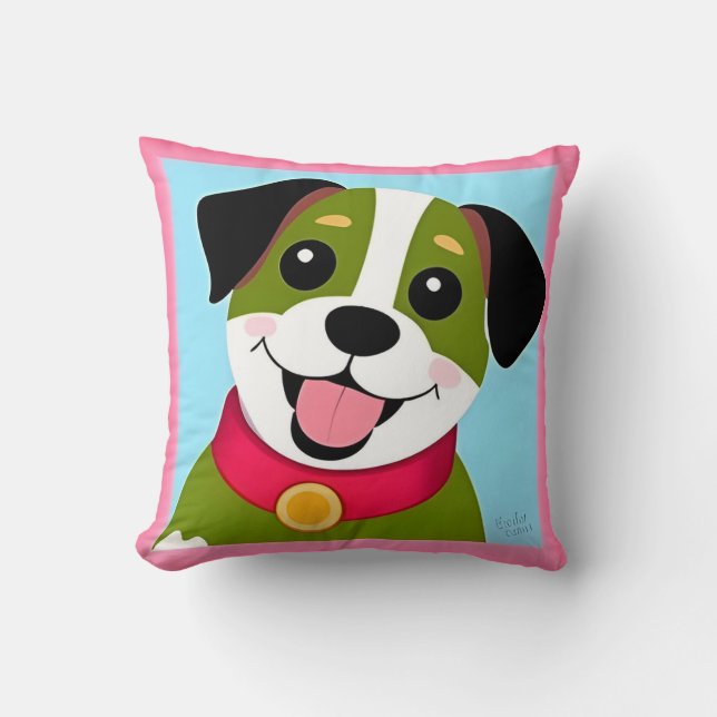 Almofada Presente de Decoração para Casa de Amante de Cacho (Frente)