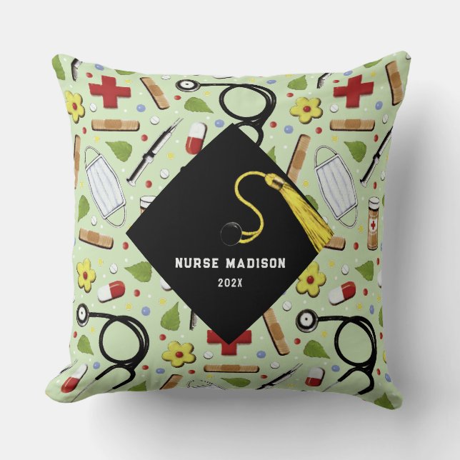 Almofada Presente de Graduação de Enfermeiro (Frente)