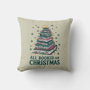 Almofada Presente de Natal para Amantes de Bibliotecários T