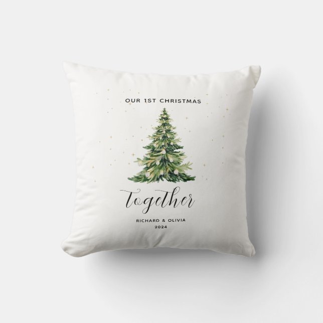 Almofada Presente de Natal personalizado para casal (Frente)