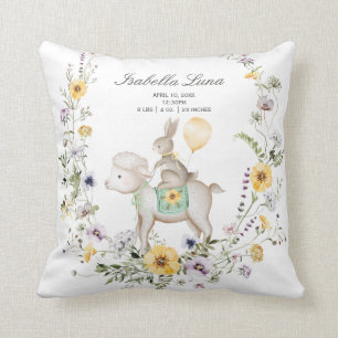 Almofada Presente de Páscoa recém-nascida de Bunny & Lamb