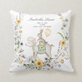 Almofada Presente de Páscoa recém-nascida de Bunny & Lamb W