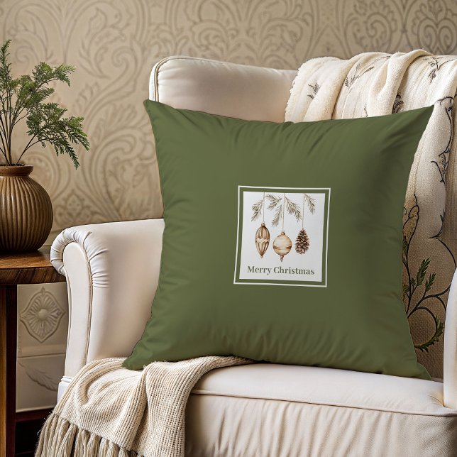 Almofada Presente de Travesseiro de Natal Aconchegante e Te (Cozy Earthy Christmas Pillow Gift for Him)