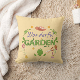 Almofada Presente de vegetação engraçada para jardineiras f
