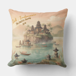 Almofada Presente de Viagem Familiar Personalizado Bali Ind