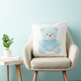 Almofada Presente do Chá de fraldas do Urso Azul