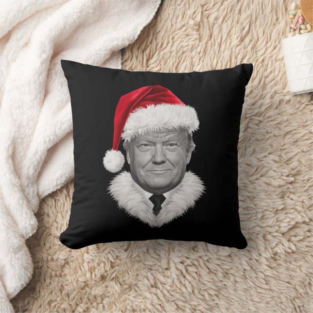 Almofada Presente do chapéu engraçado de Natal de Donald Tr (Cobertor)