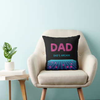 Almofada Presente do Dia dos Pais Neon Arcade Retro DAD Ano
