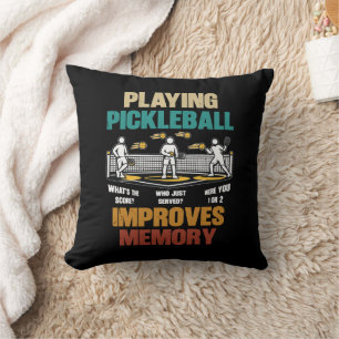 Almofada Presente Engraçado de Pickleball para Melhorar a M