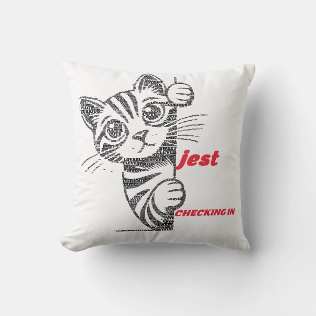 Almofada Presente engraçado para mãe de gato | Design de ti (Frente)