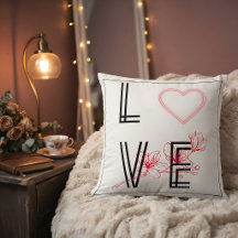 Presente Floral Romântico Coração Vermelho de Amor