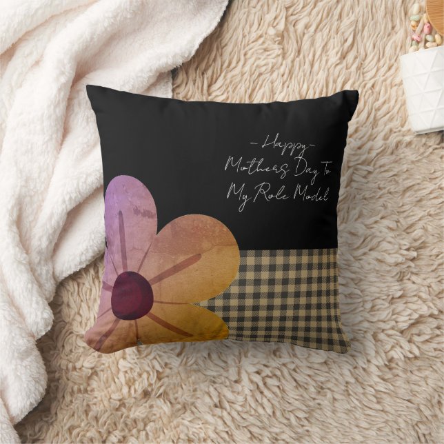 Almofada Presente Para a Mamãe, Feliz Dia das Mães, Arte Fl (Cobertor)