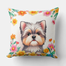 Presente para Amante de Cachorro Floral Cachorro