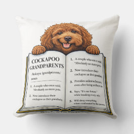 Almofada Presente para Avós de Cockapoo | Cachorro Engraçad