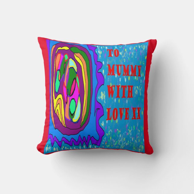 Almofada Presente para mãe mauve rosa azul dois designs cad (Frente)