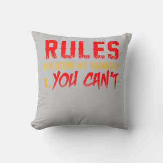 Almofada Presente para neto | Regra Para O Meu Namorando