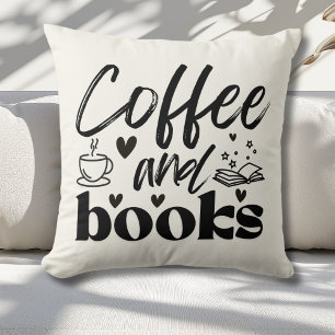 Almofada Presente para pavimentadores de café e livros