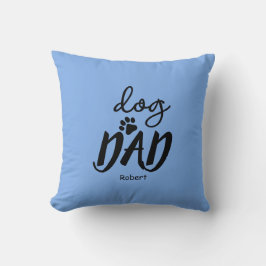 Almofada Presente personalizado com nome de Papai Cachorro