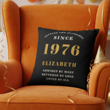 Presente Personalizado de 50 Anos de Idade 1976 Pr