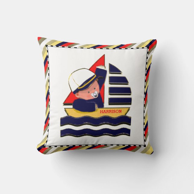 Almofada presente personalizado do bebê (Frente)