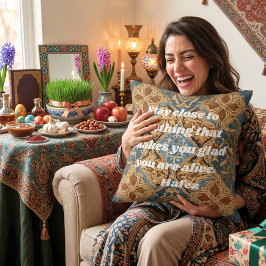 Almofada Presente Personalizado Nowruz Ano Novo Iraniano Ar
