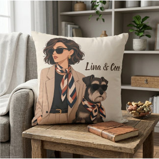 Almofada "Presente Personalizado para Mãe de Cachorro" "Pro