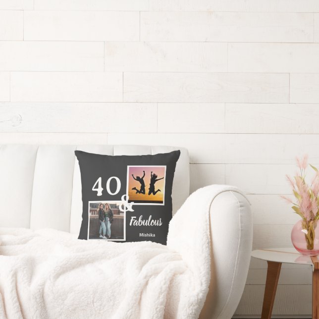 Almofada Presente personalizado para mulheres de 40 anos e  (Sofá)