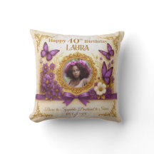 Presente Real Real Dourado da Borboleta Roxa