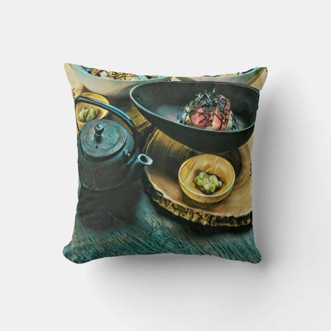 Almofada Presente Vintage Sushi (Frente)