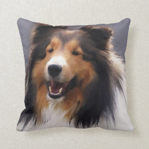 Almofada Presentes da arte de Sheltie do Sheepdog de