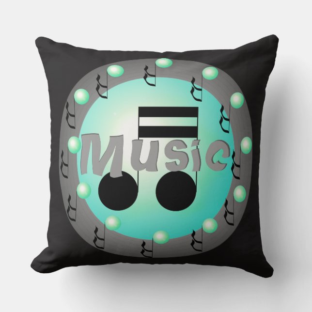 Almofada Presentes da decoração dos músicos de DJs das (Frente)