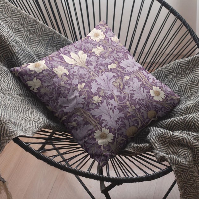 Almofada Presentes de aposentadoria botânica para mamãe Vio (Vintage Botanical Retirement Gifts for Mom)