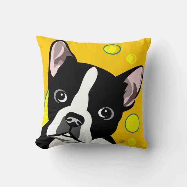 Almofada Presentes de Boston Terrier (Frente)