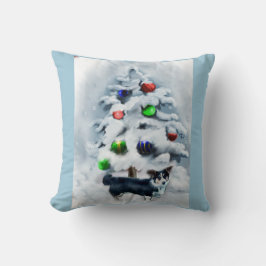 Almofada Presentes de Natal de Cardigan Welsh Corgi