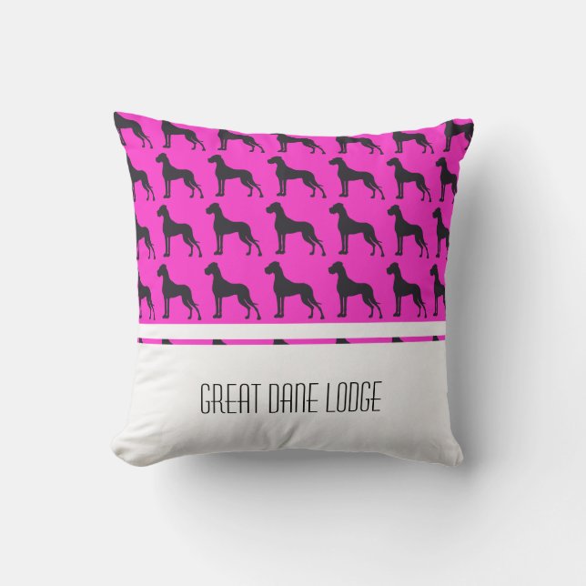 Almofada Presentes Divertidos para Great Dane (Frente)