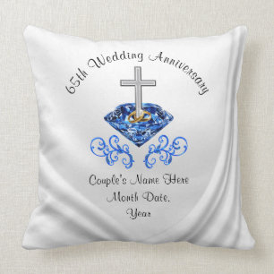 Almofada Presentes do aniversário de casamento do cristão